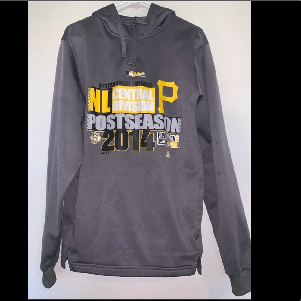 MLB Authentic Majestic Pittsburgh Pirates Hoodie Size L